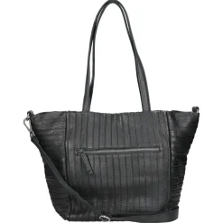 FREDsBRUDER Streifenhörnchen - Shopper 44 cm (black)