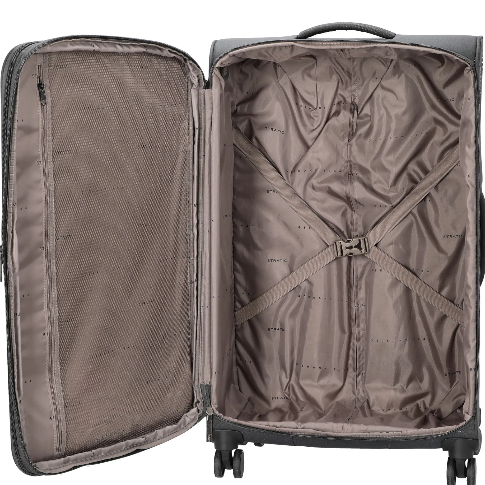 Fresh - 4-Rollen-Trolley 77 cm L erw. (anthrazit)