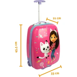 Gabby's Dollhouse - 2-Rollen-Kindertrolley 45.5 cm (Gabby's Dollhouse)