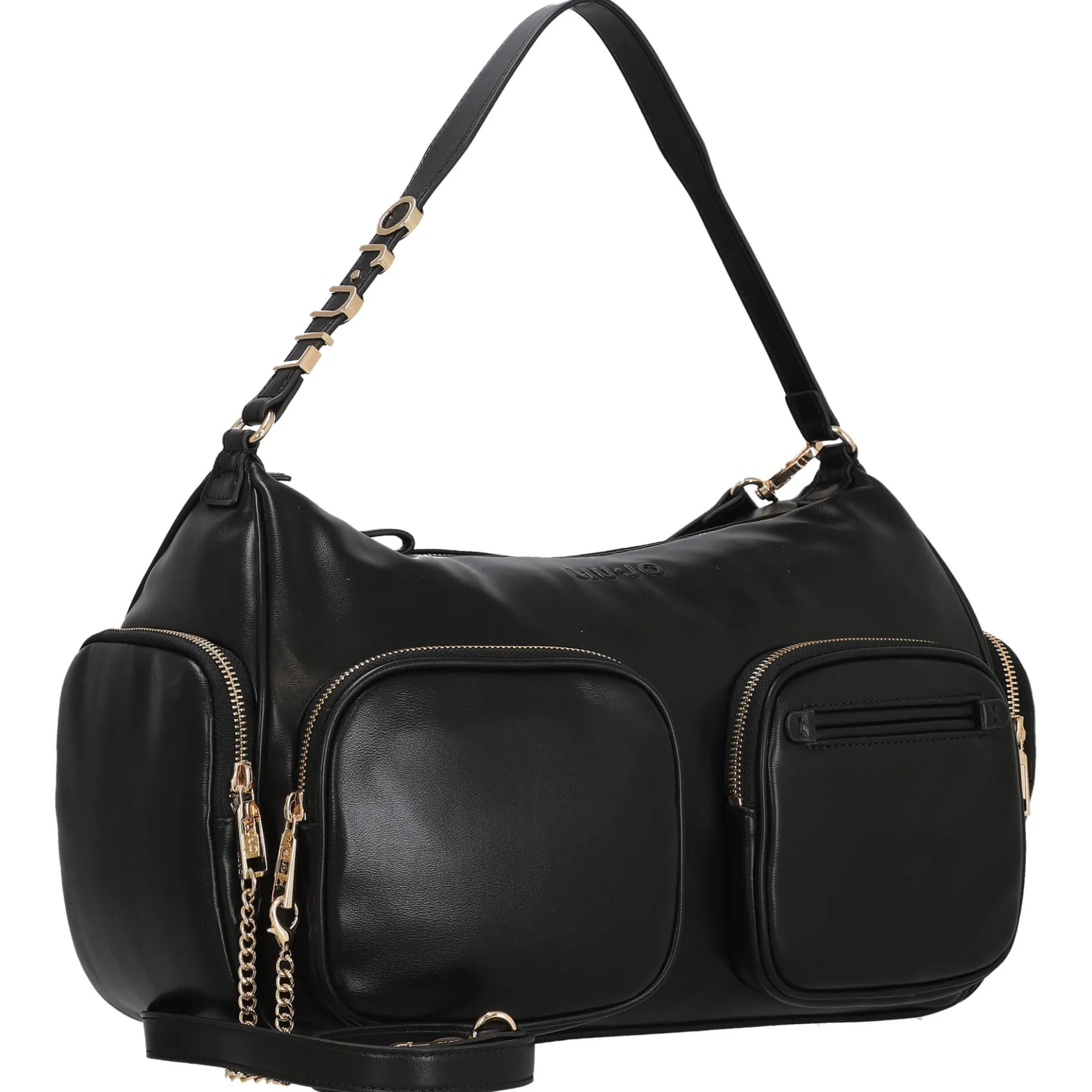 Garima - Schultertasche M 41 cm (black)