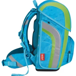 Genius DIN - Schulranzen Set 4 tlg. mit Turnbeutel (Water Lily)