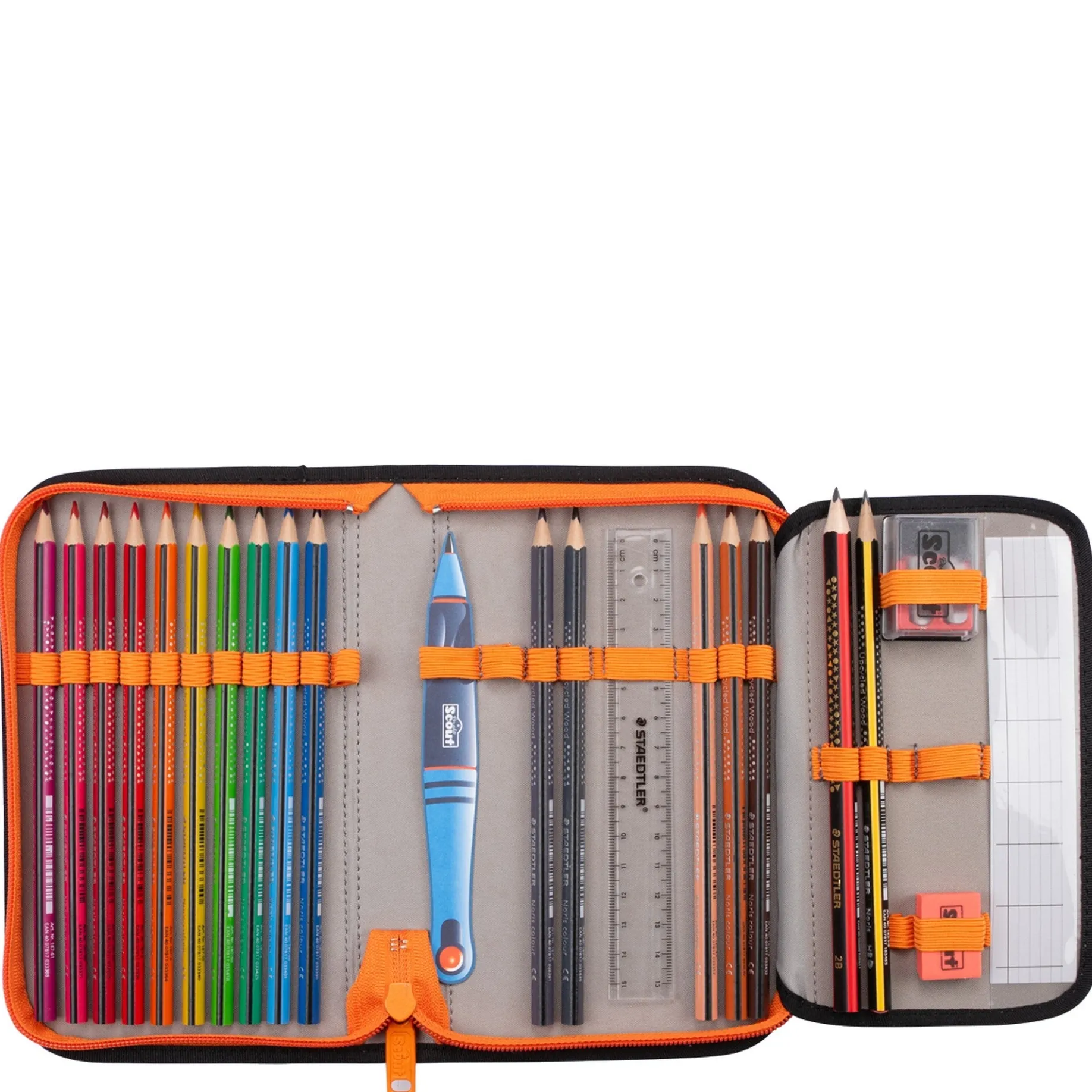 Genius Exklusiv Safety Light - Schulranzen Set 5tlg. (Flames)