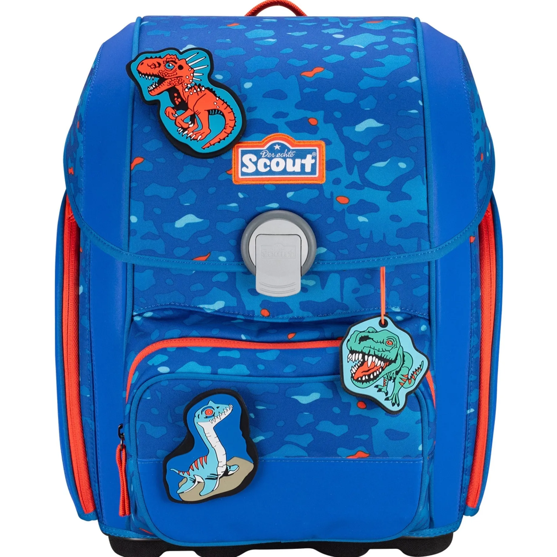 Genius Exklusiv Superflash - Schulranzen Set 4tlg. (Blue Dino)