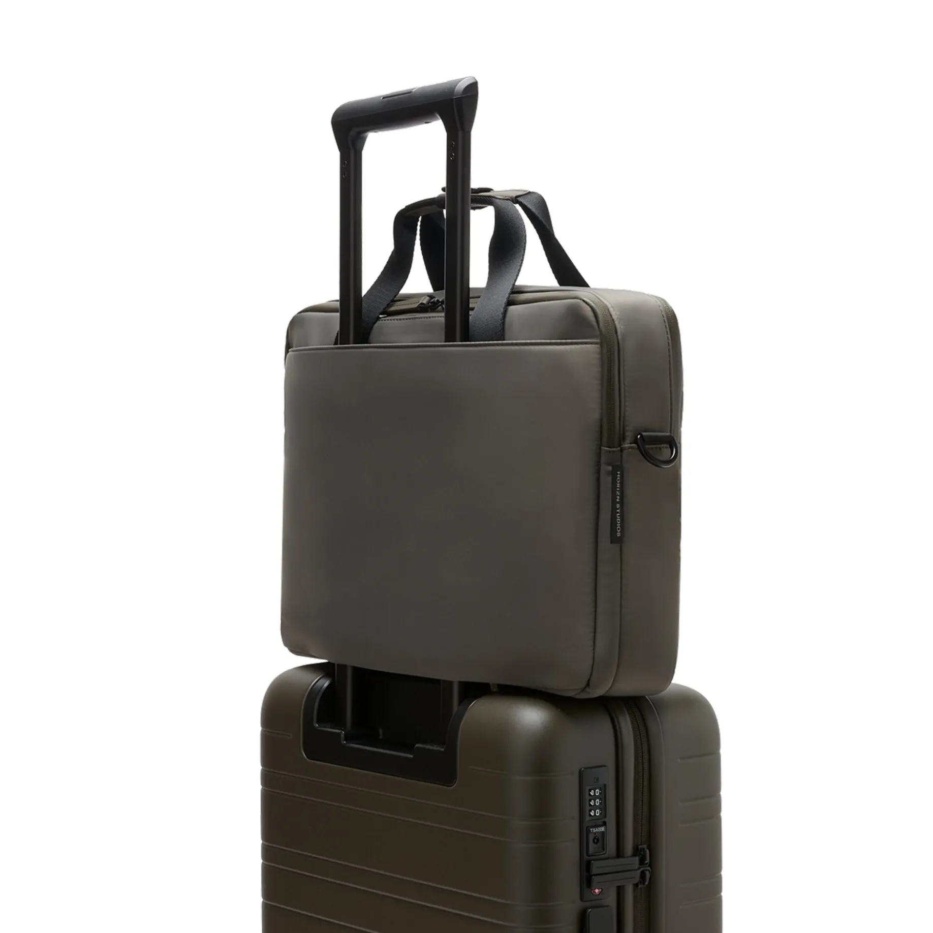 Gion - Aktentasche 15" 41 cm (dark olive)