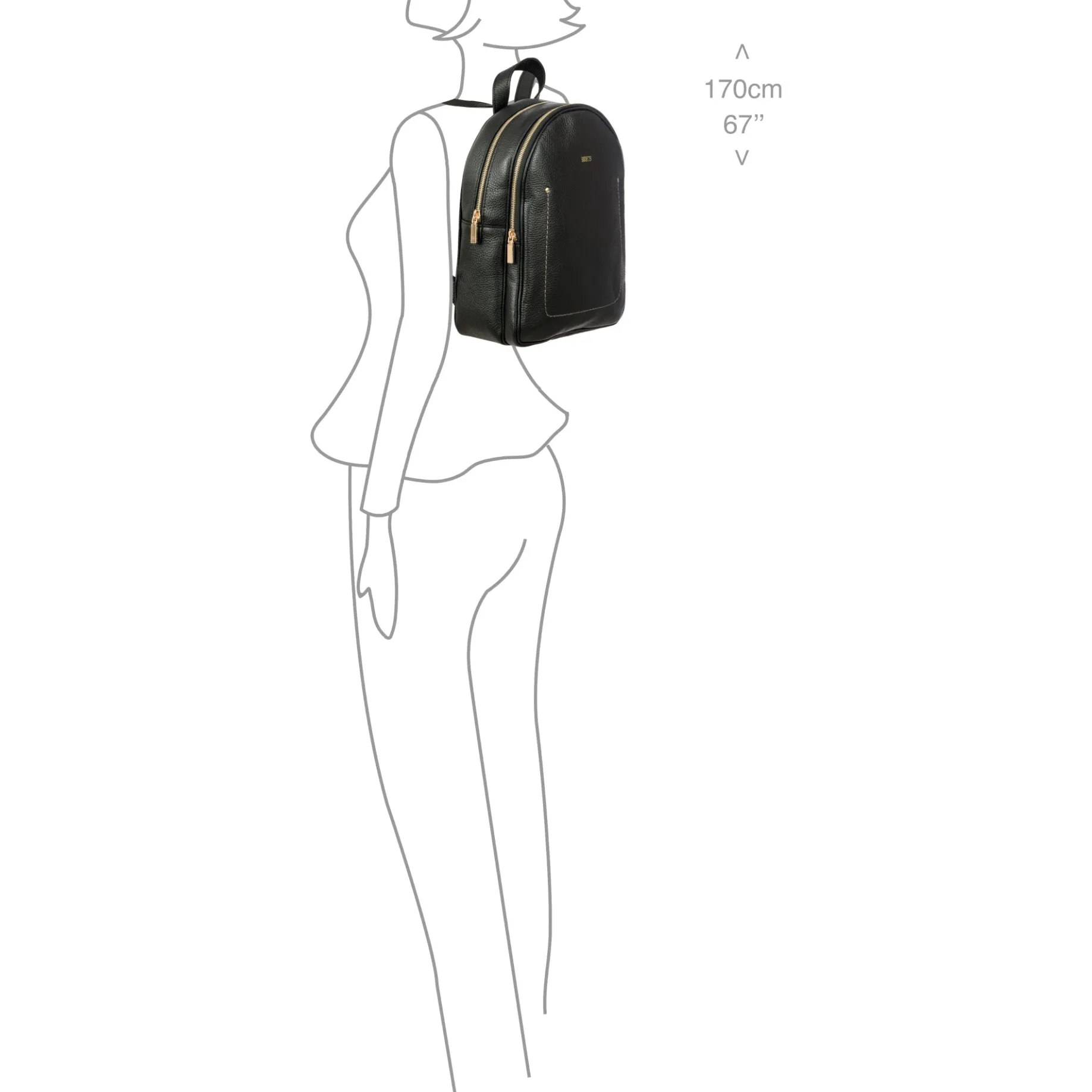Gondola - Rucksack 30 cm (schwarz)