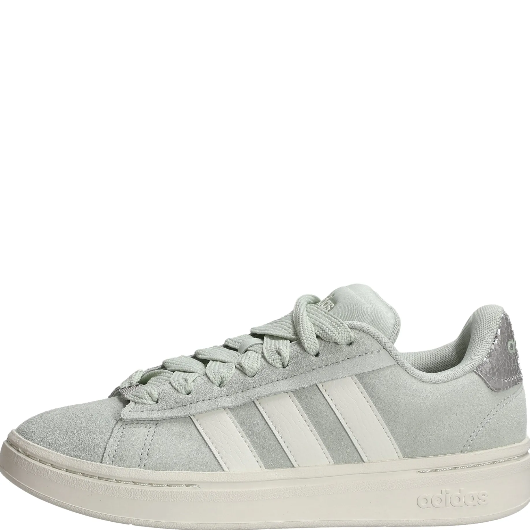 Grand Court Alpha 00s Sneaker - Schuh Women (lingrn/owhite/silvmt, 38)