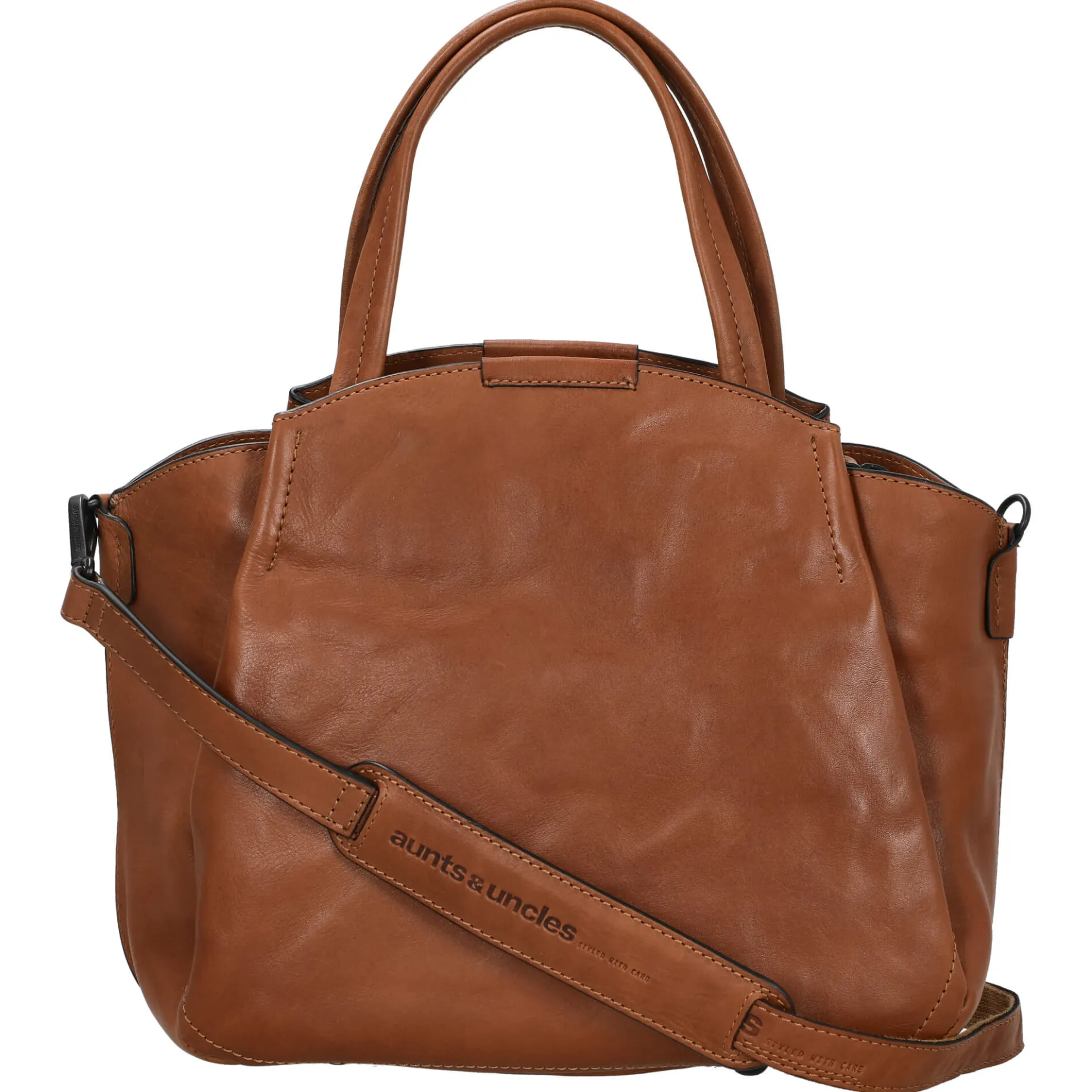 Grandmas Luxury Club Mrs. Chiffon Pie - Henkeltasche 33 cm (caramel)