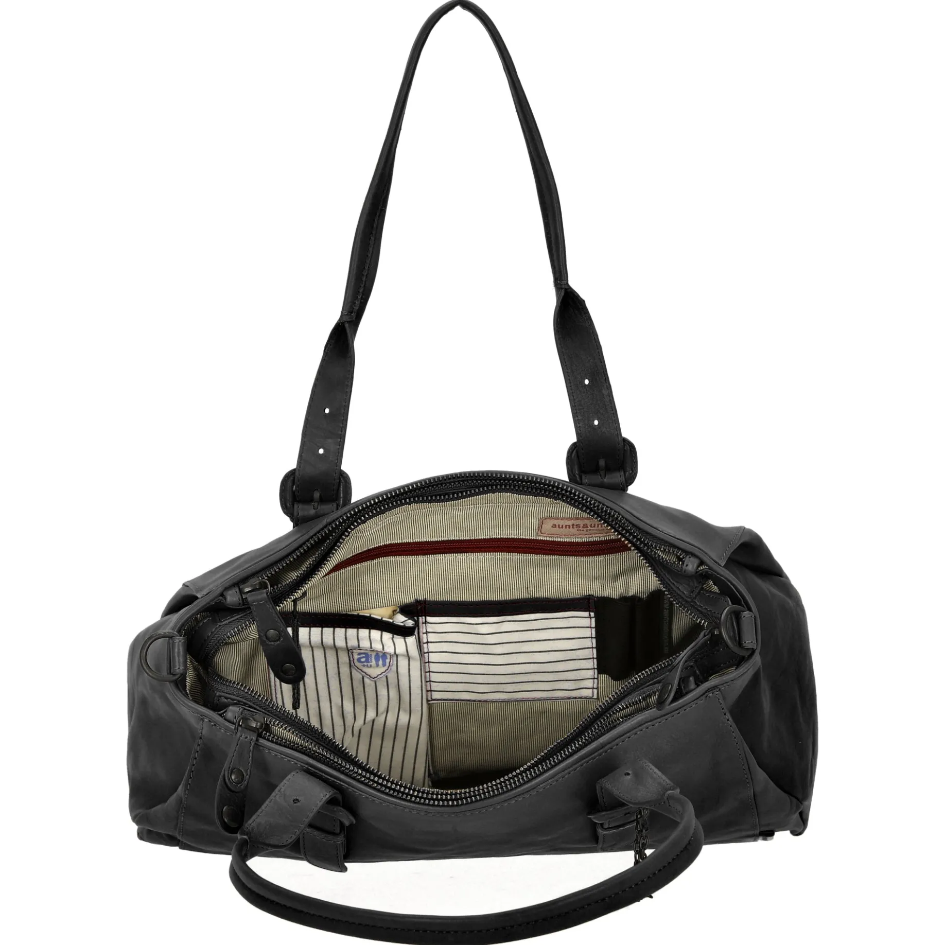 Grandmas Luxury Club Mrs. Shortbread - Handtasche 40 cm (blacksmoke)