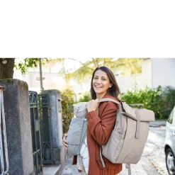 Green Label Rolltop Up - Wickelrucksack 42 cm (taupe)