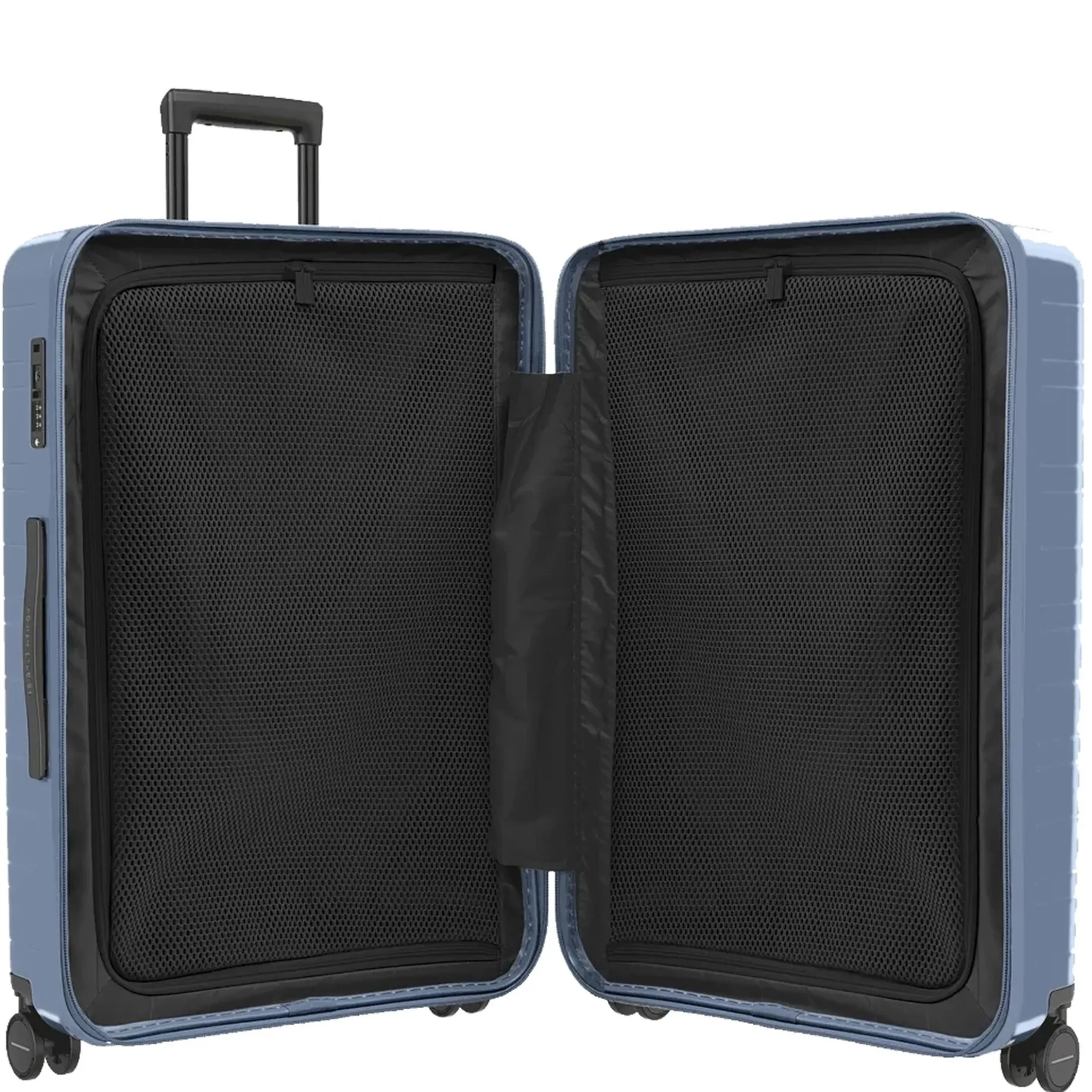 H7 Essential Check In - 4-Rollen-Trolley 77 cm (glossy blue vega)