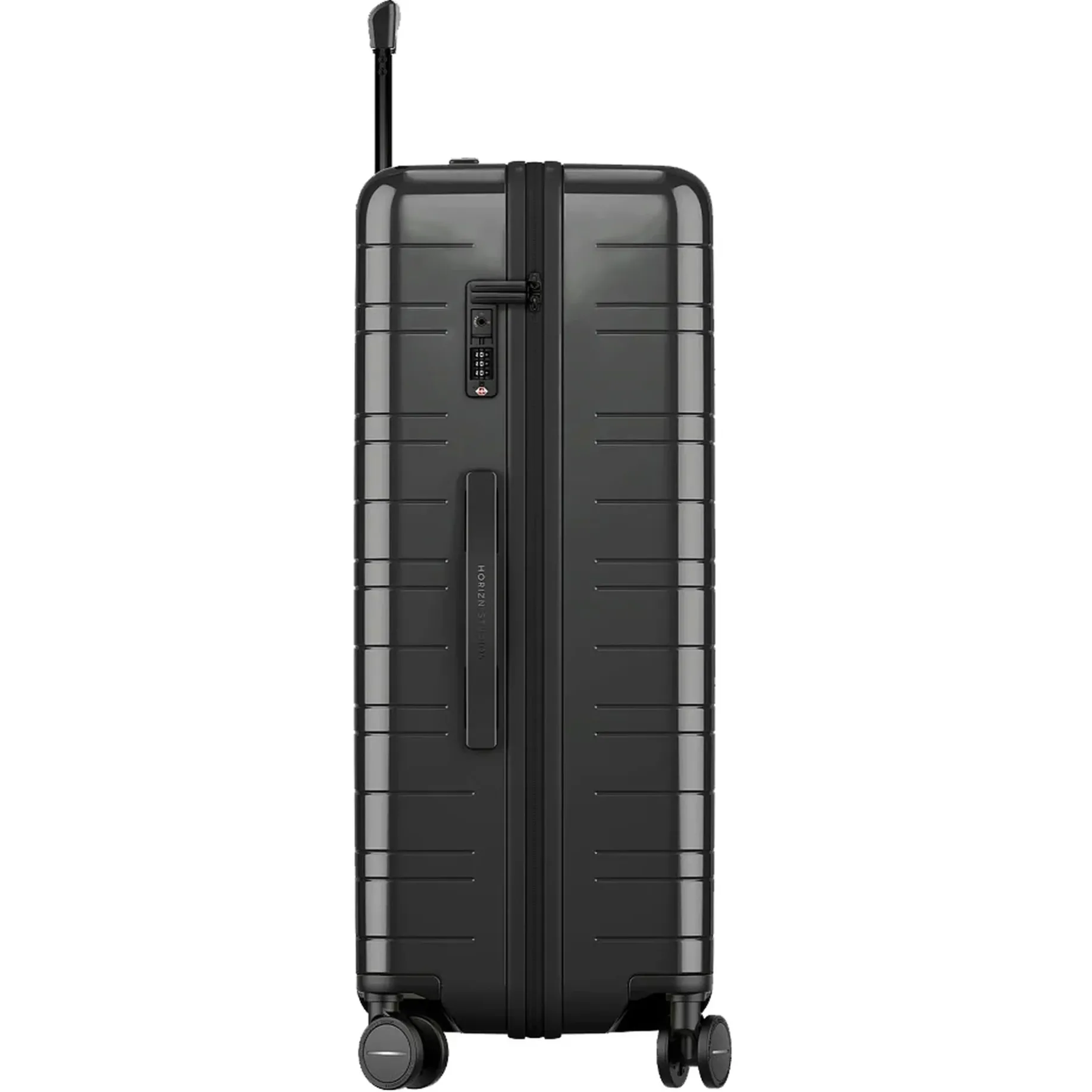 H7 Essential Check In - 4-Rollen-Trolley 77 cm (glossy all black)