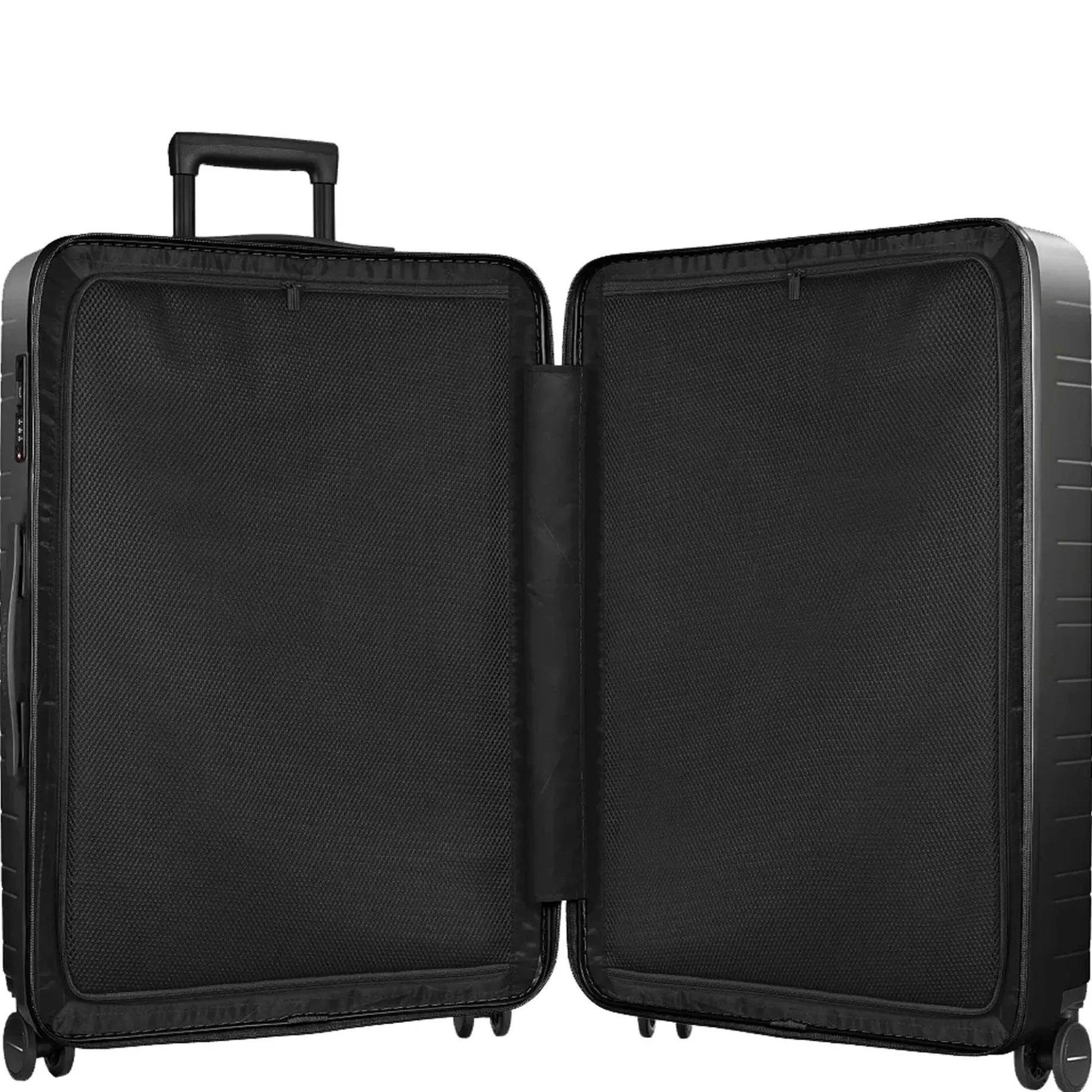 H7 Essential Check In - 4-Rollen-Trolley 77 cm (glossy all black)