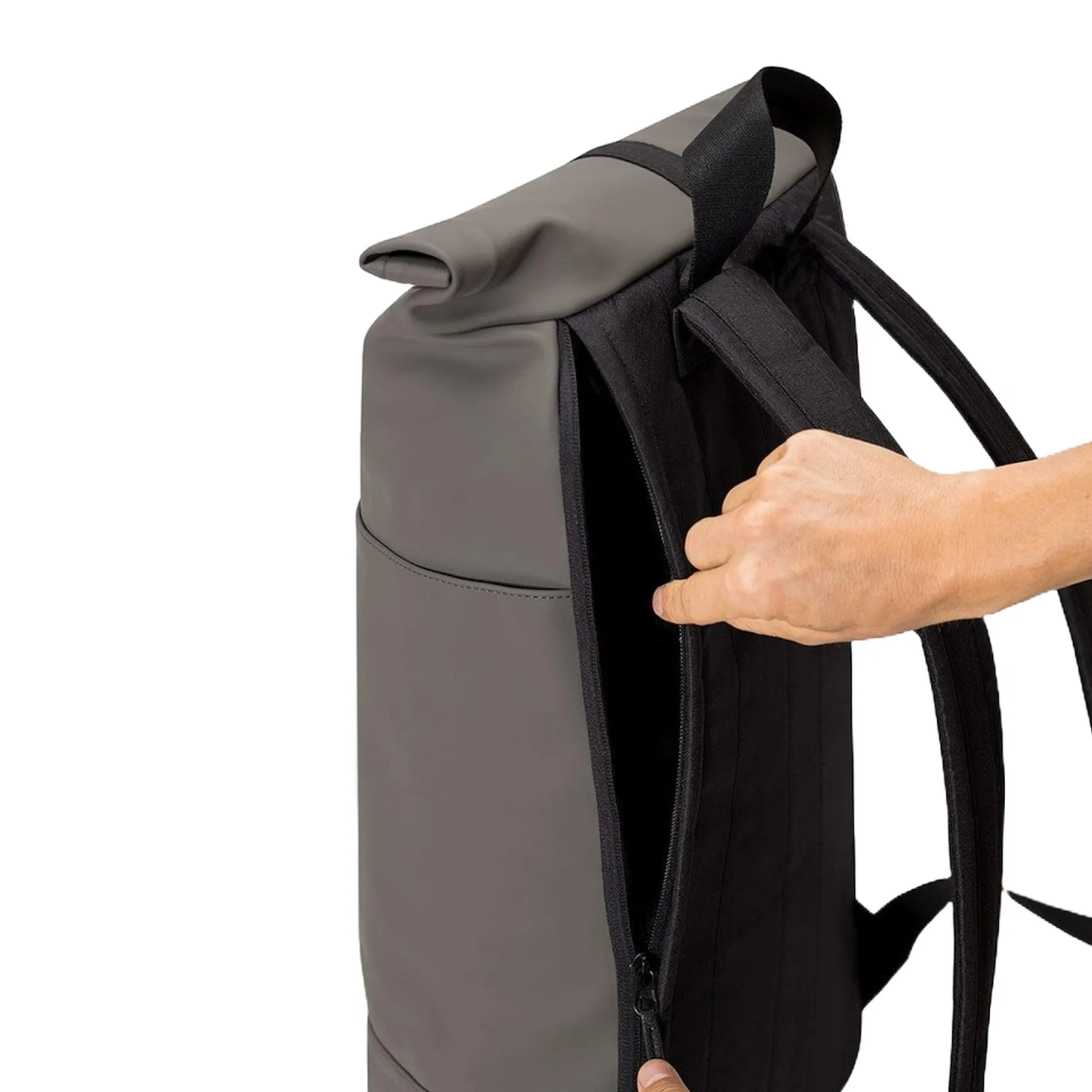Hajo Large Lotus Rolltop - Rucksack 16'' 55 cm (dark grey)