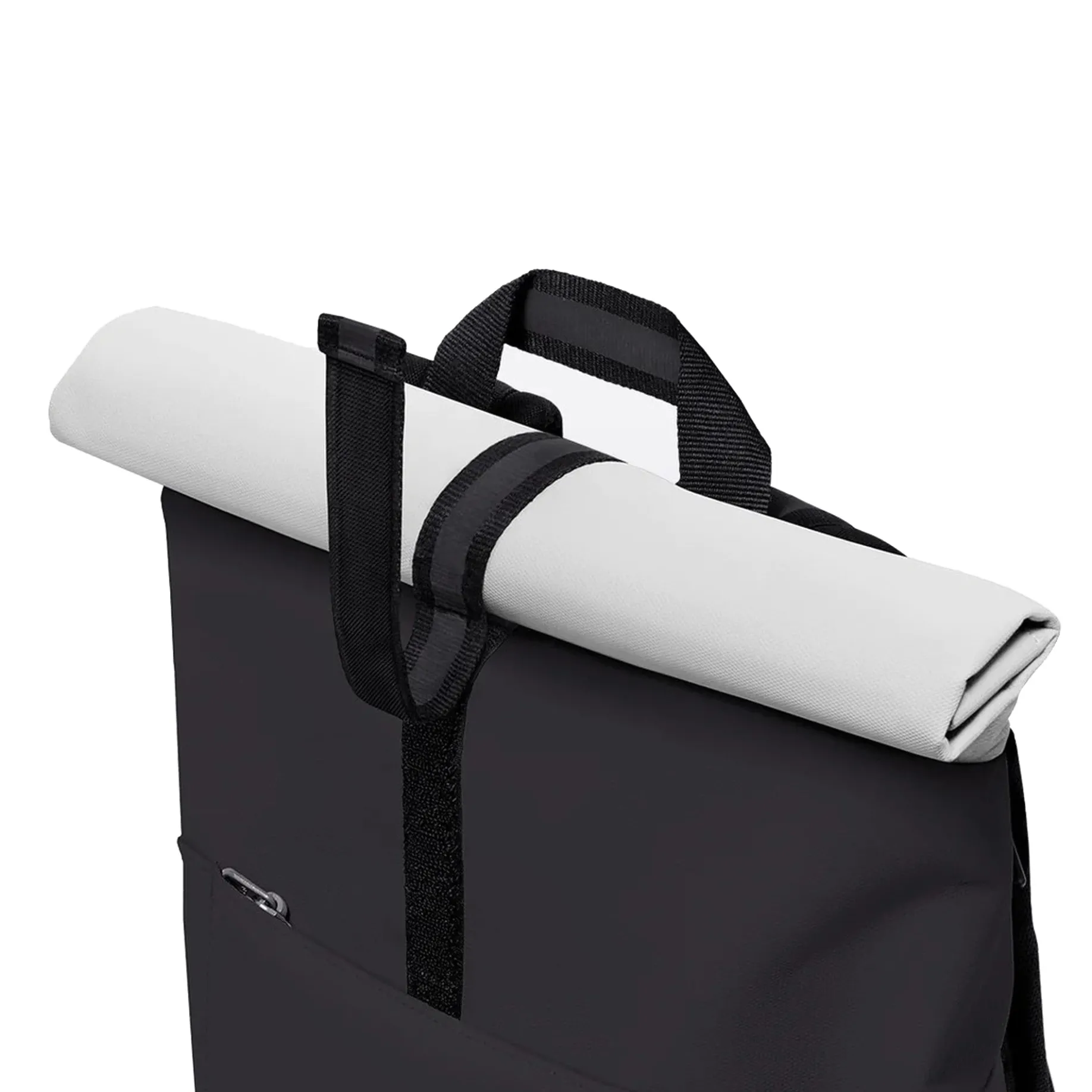 Hajo Medium Aloe Rolltop - Rucksack 16'' 45 cm (black/light grey)