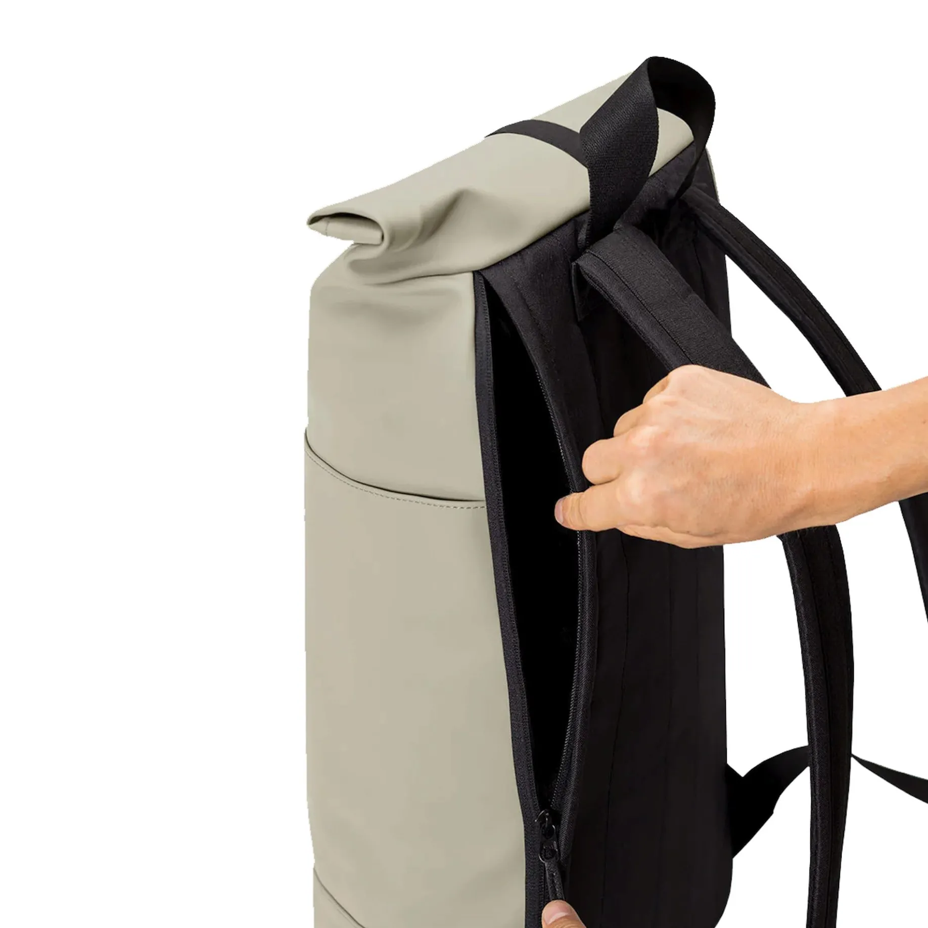 Hajo Medium Lotus Rolltop - Rucksack 16'' 45 cm (pastel green)