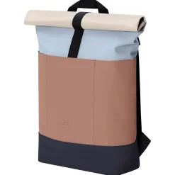 Hajo Medium Lotus Rolltop - Rucksack 16'' 45 cm (fog blue/redwood)