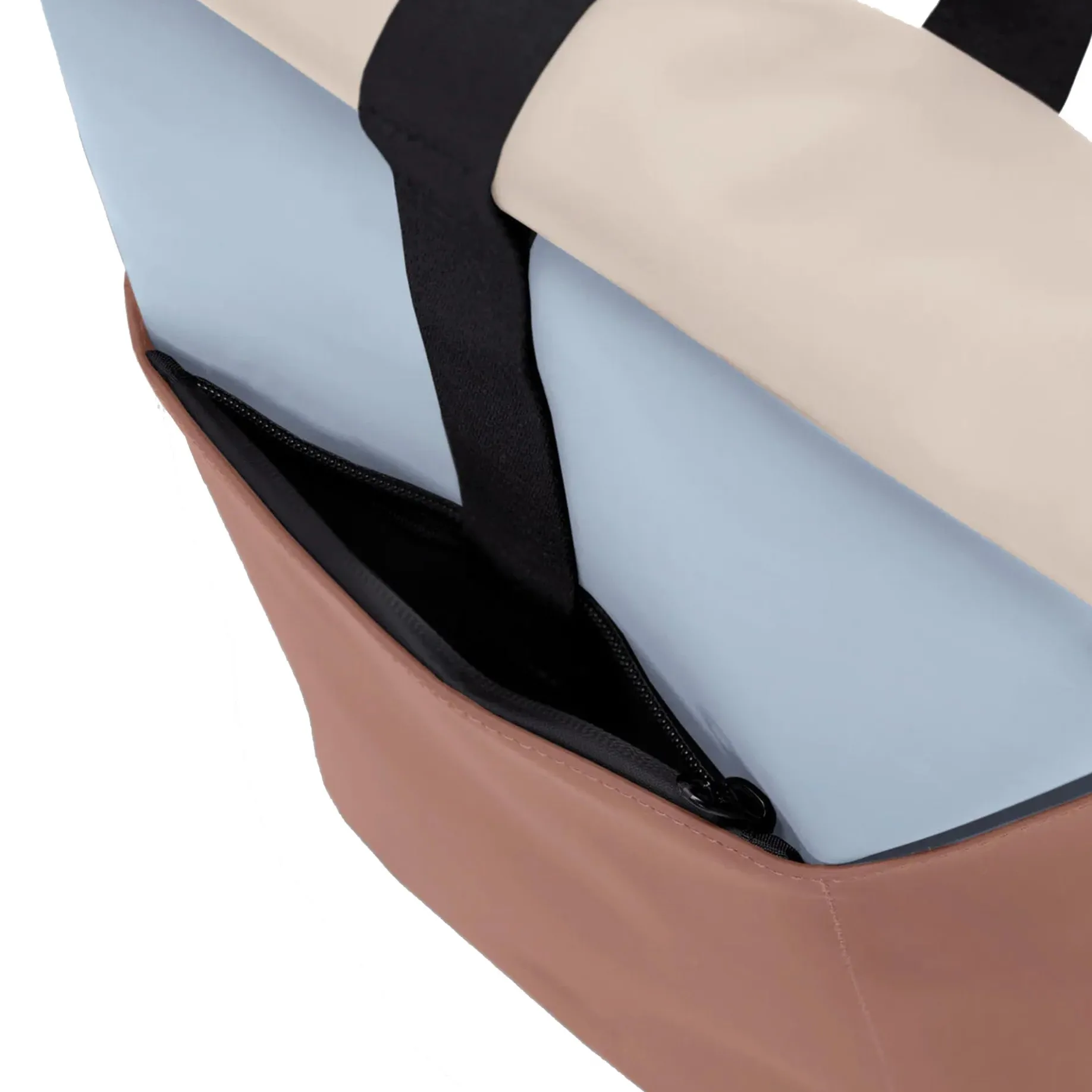 Hajo Medium Lotus Rolltop - Rucksack 16'' 45 cm (fog blue/redwood)