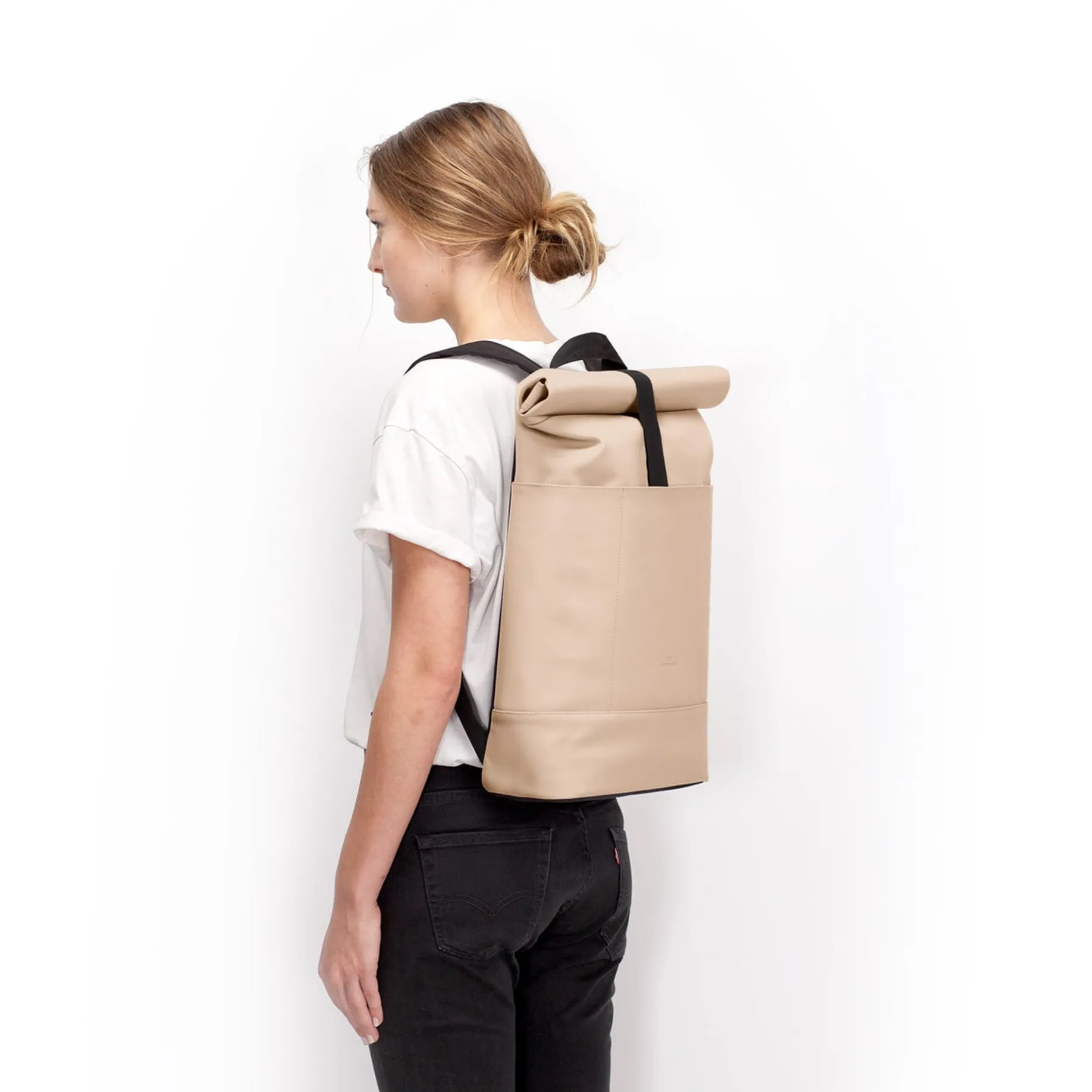 Hajo Medium Lotus Rolltop - Rucksack 16'' 45 cm (light almond)