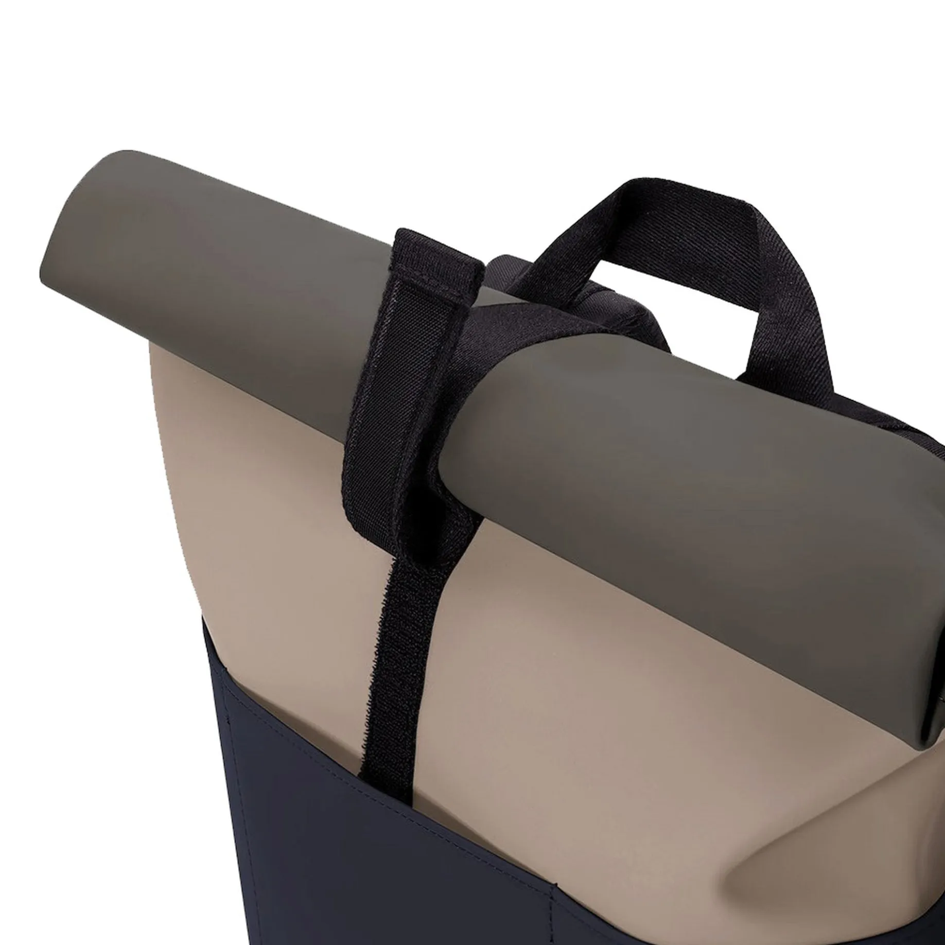 Hajo Medium Lotus Rolltop - Rucksack 16'' 45 cm (nude/dark navy)