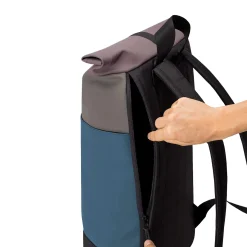 Hajo Medium Lotus Rolltop - Rucksack 16'' 45 cm (dark grey/petrol)