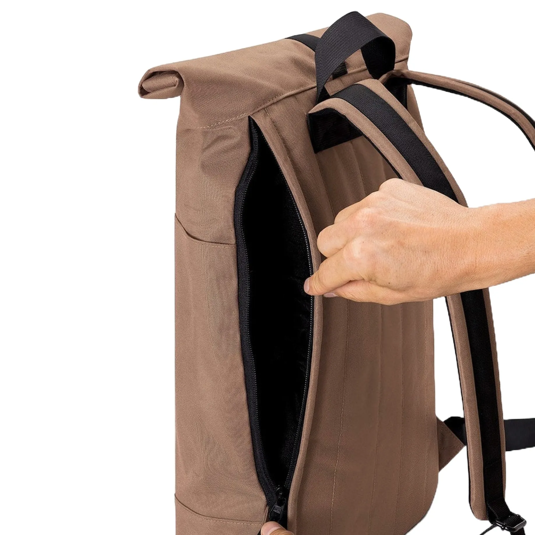 Hajo Medium Stealth Rolltop - Rucksack 16'' 45 cm (almond)