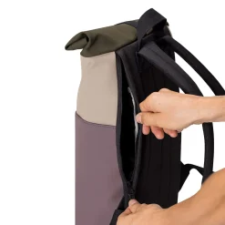 Hajo Mini Lotus Rolltop - Rucksack 16'' 42 cm (nude/grape)