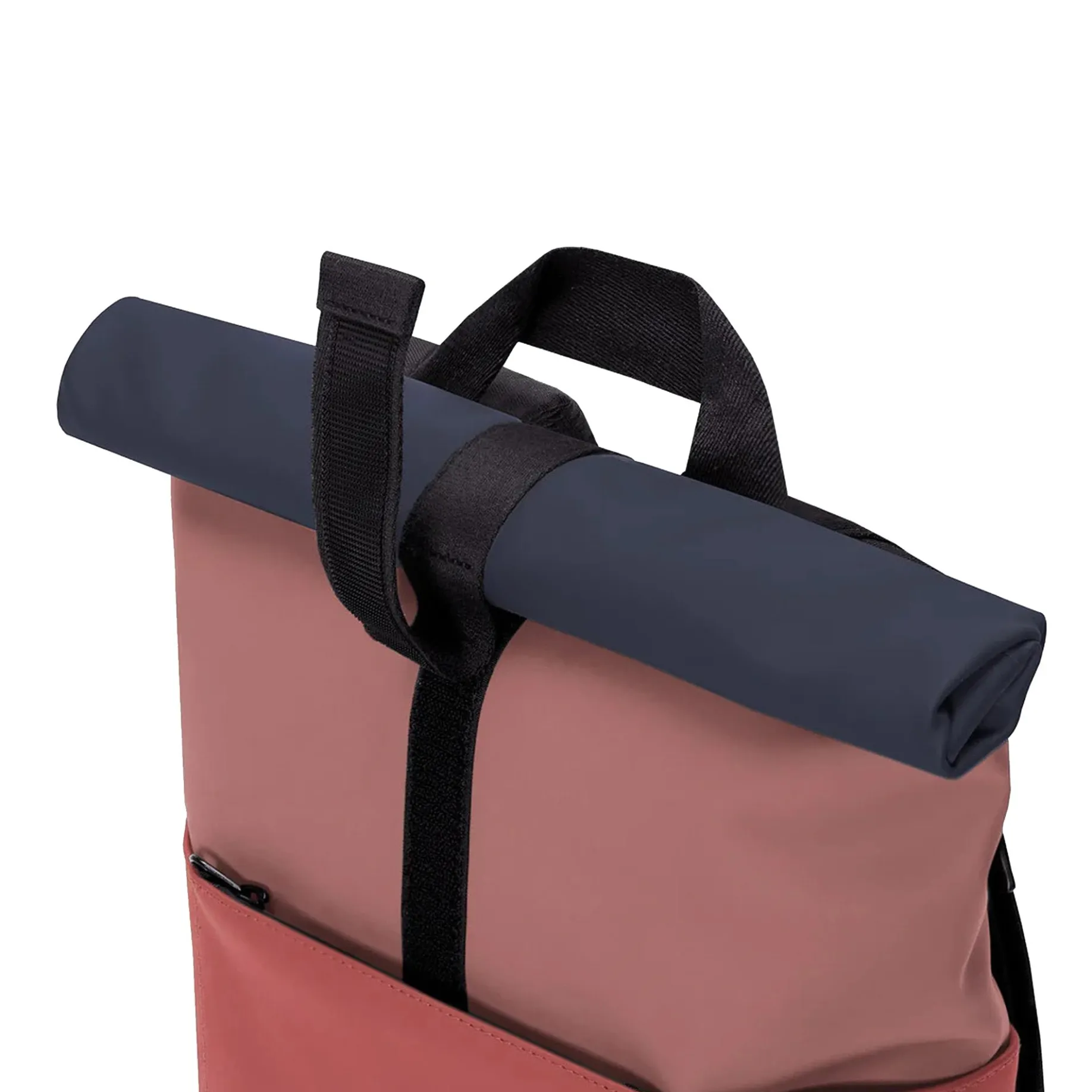 Hajo Mini Lotus Rolltop - Rucksack 16'' 42 cm (dark rose / hibiscus)