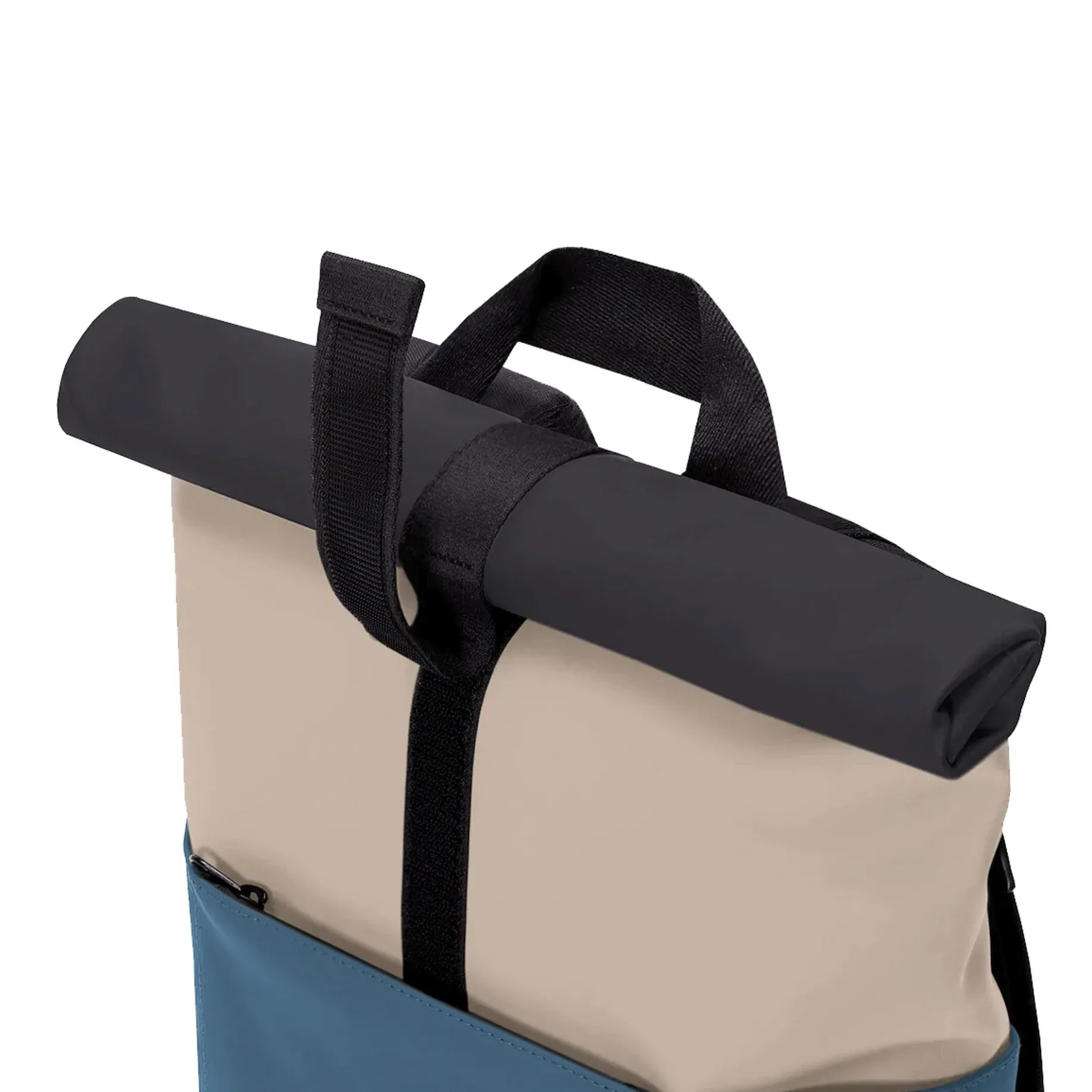 Hajo Mini Lotus Rolltop - Rucksack 16'' 42 cm (nude/petrol)