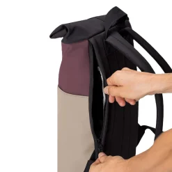 Hajo Mini Lotus Rolltop - Rucksack 16'' 42 cm (eggplant/nude)