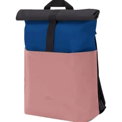 Hajo Mini Lotus Rolltop - Rucksack 16'' 42 cm (royal blue - dark rose)