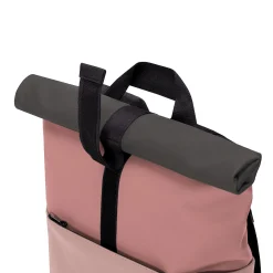 Hajo Mini Lotus Rolltop - Rucksack 16'' 42 cm (dark rose-rose)