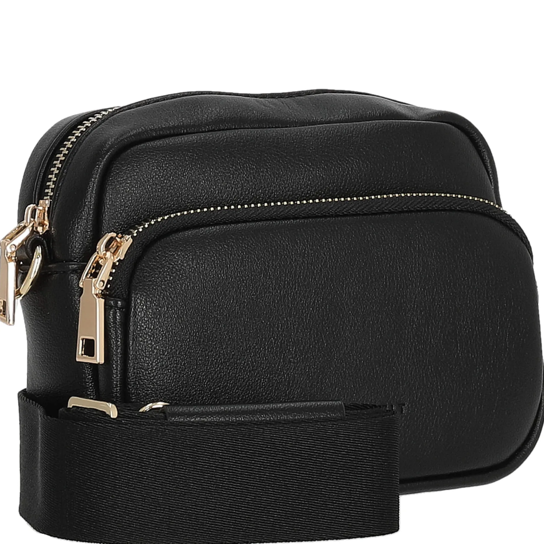 Heby - Schultertasche 18 cm (black/gold)