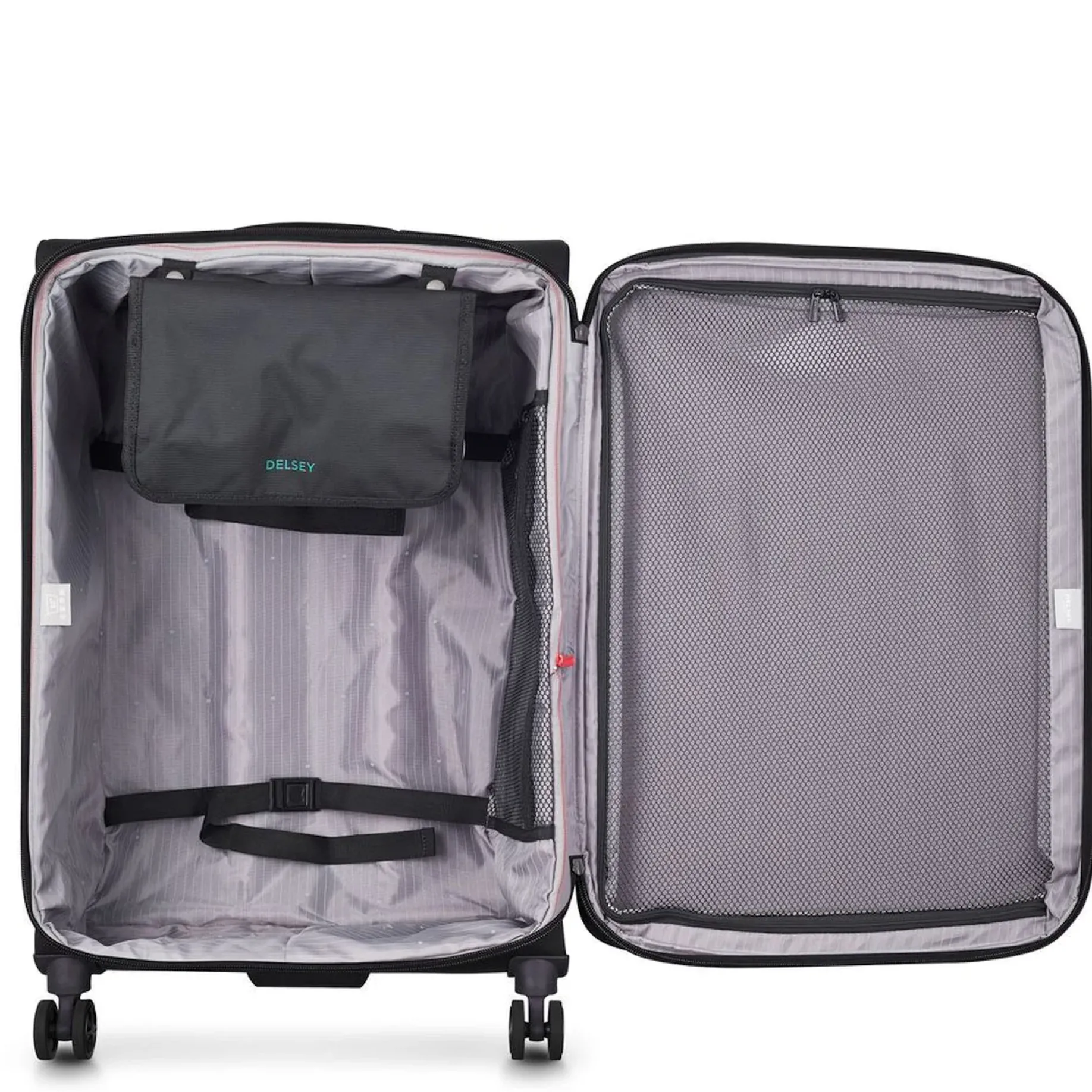 Helium Dlx 2.0 erweiterbar - 4-Rollen-Trolley 77cm (mokka)
