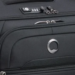 Helium Dlx 2.0 Slim Line - 4-Rollen-Kabinentrolley 55 cm (schwarz)