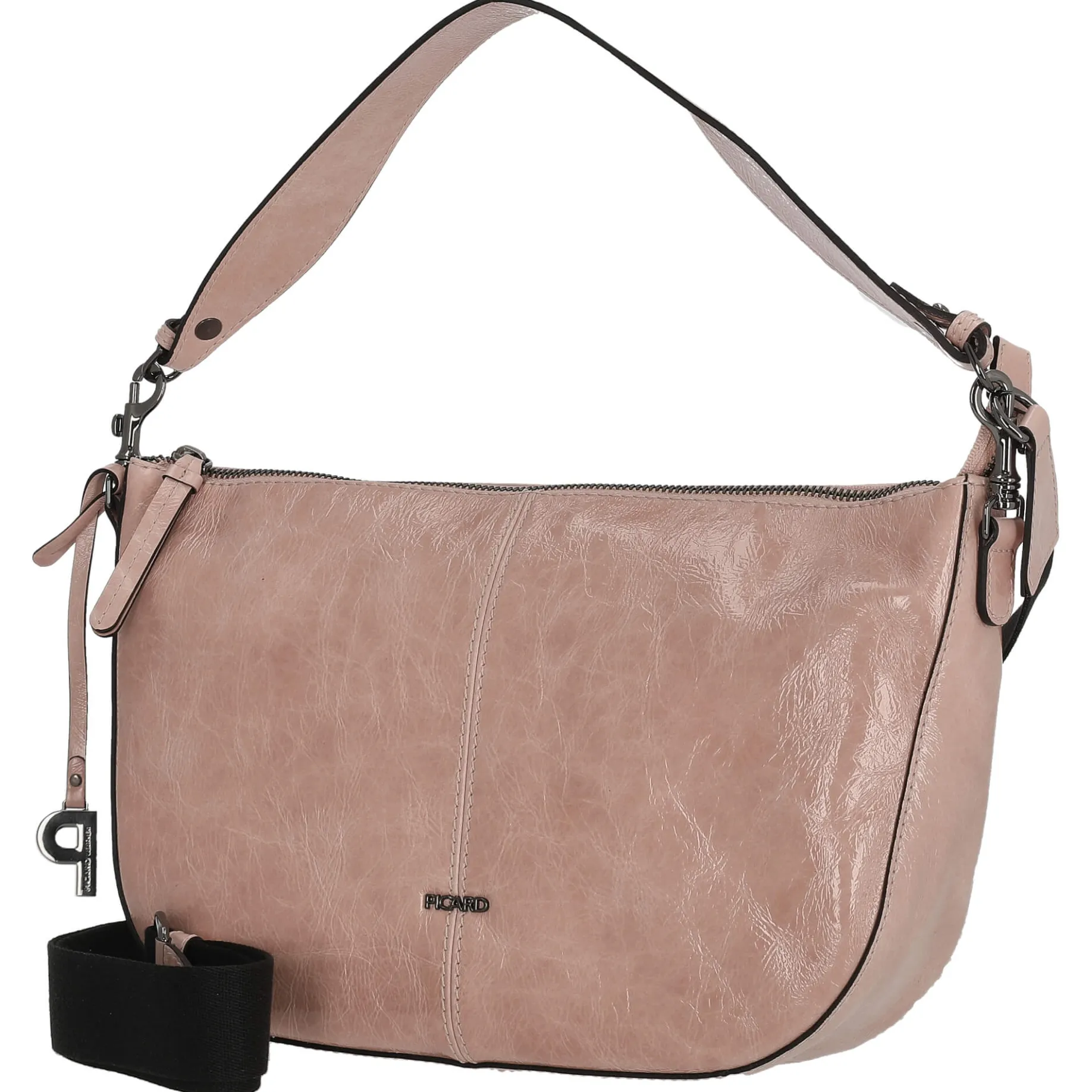 Himalaya - Schultertasche 33 cm Rindsleder (nude)