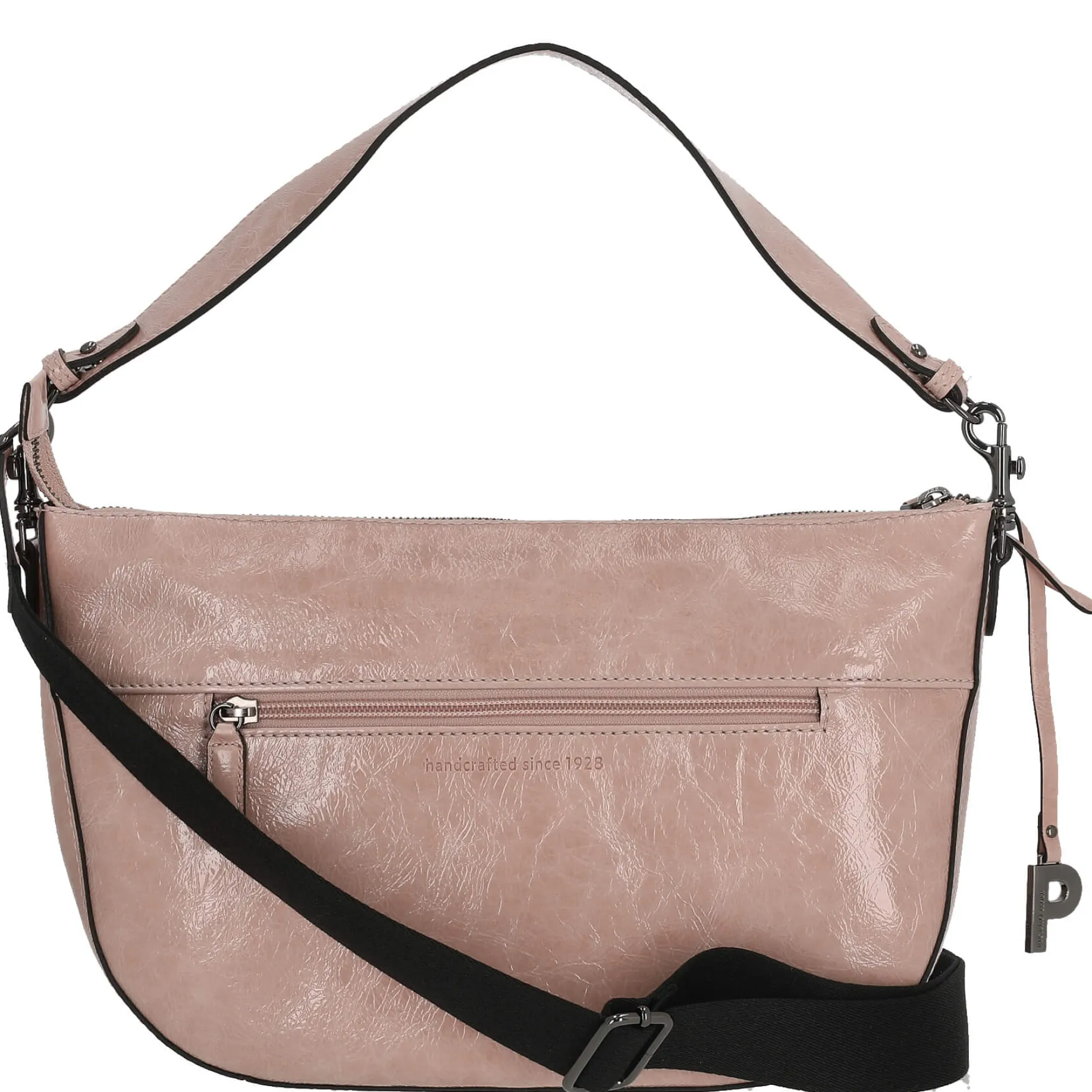 Himalaya - Schultertasche 33 cm Rindsleder (nude)