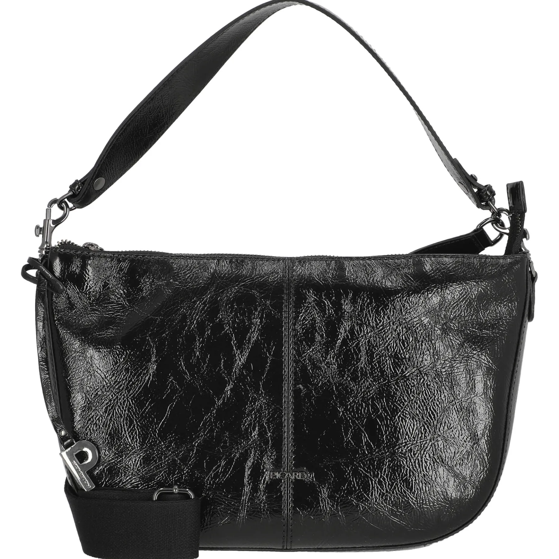 Himalaya - Schultertasche 33 cm Rindsleder (black)