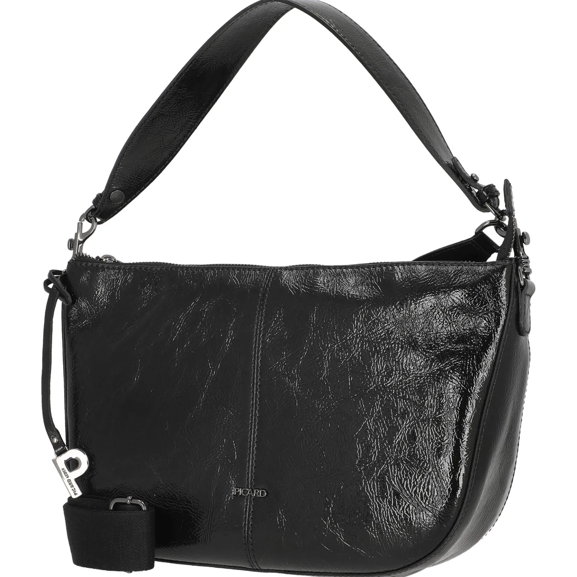 Himalaya - Schultertasche 33 cm Rindsleder (black)