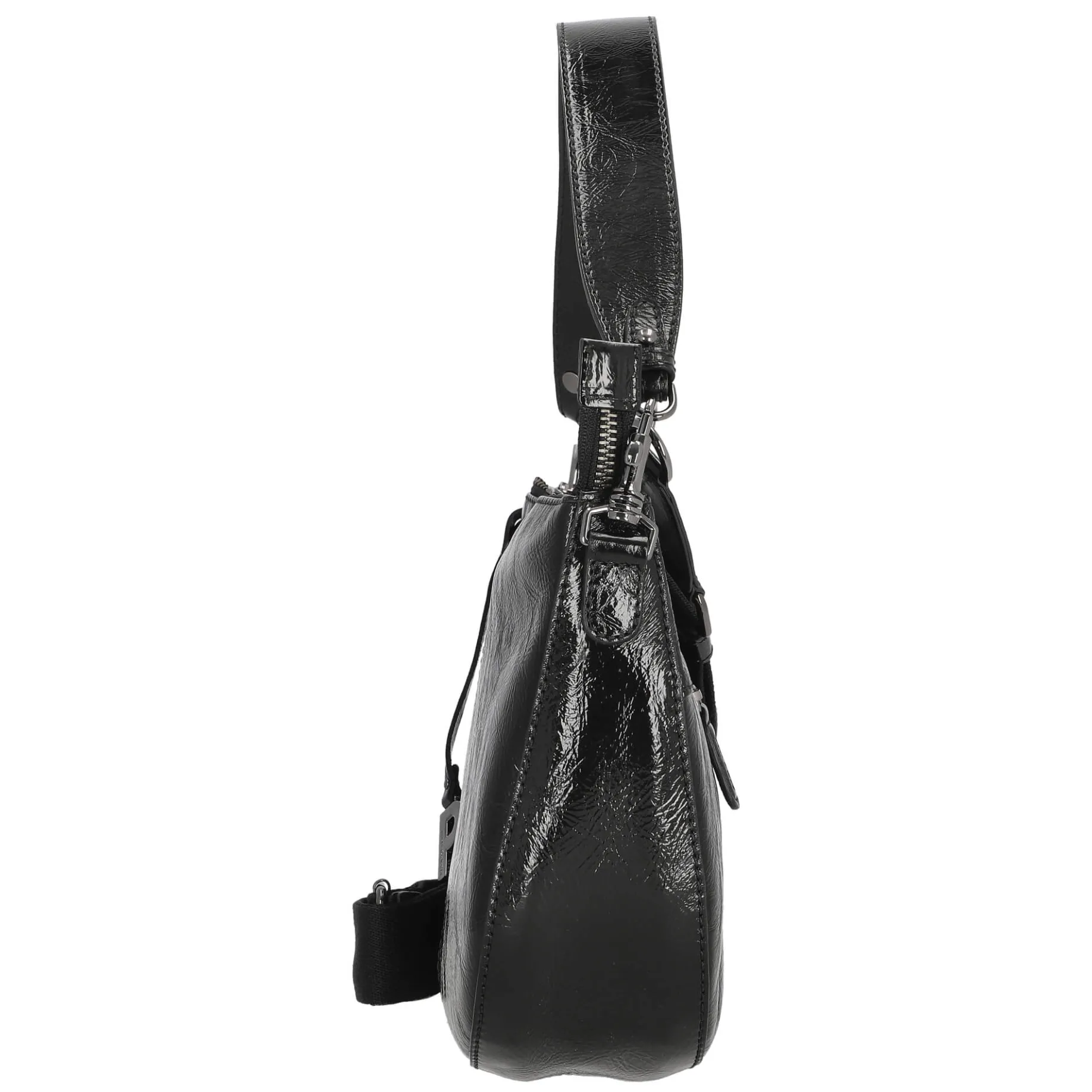 Himalaya - Schultertasche 33 cm Rindsleder (black)
