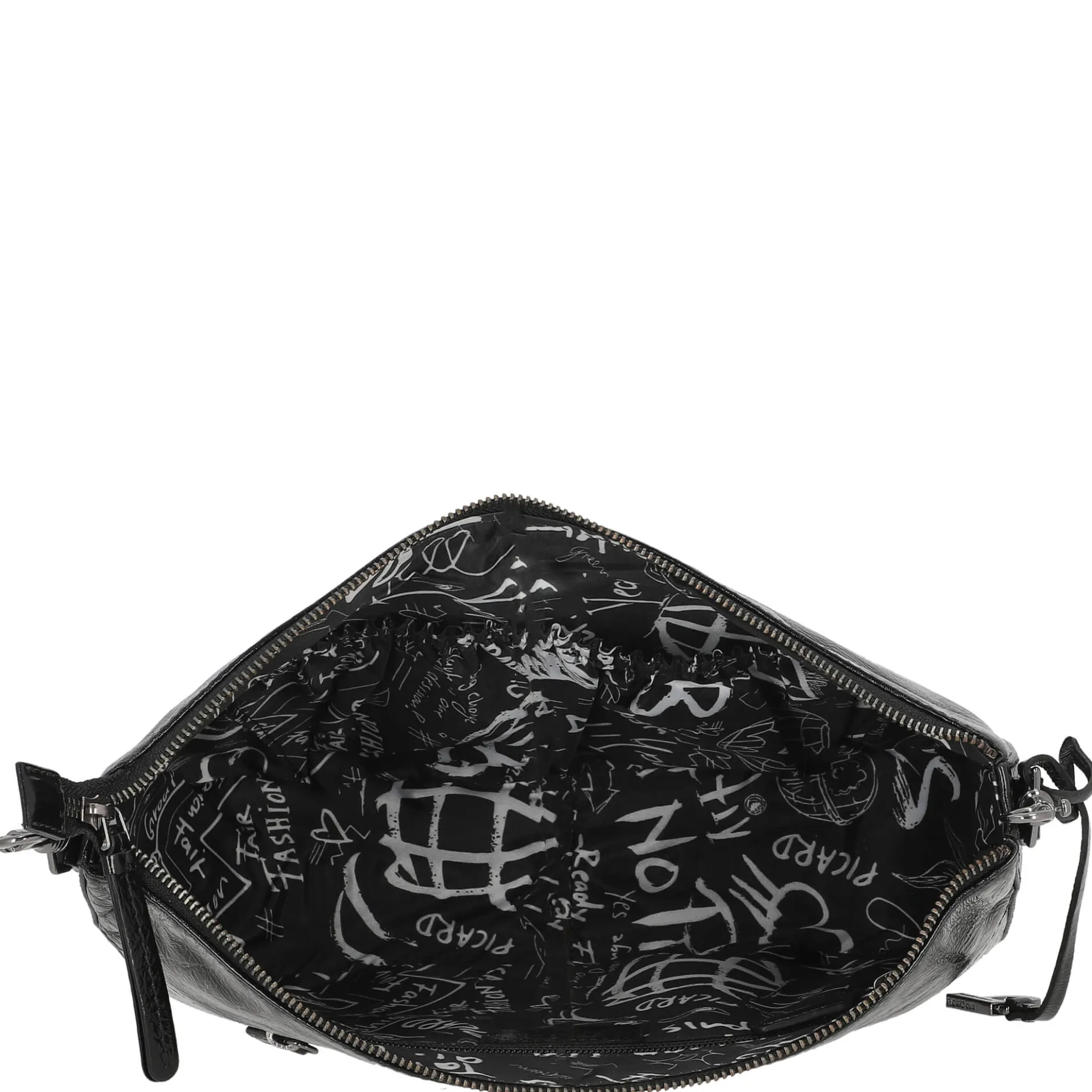 Himalaya - Schultertasche 33 cm Rindsleder (black)