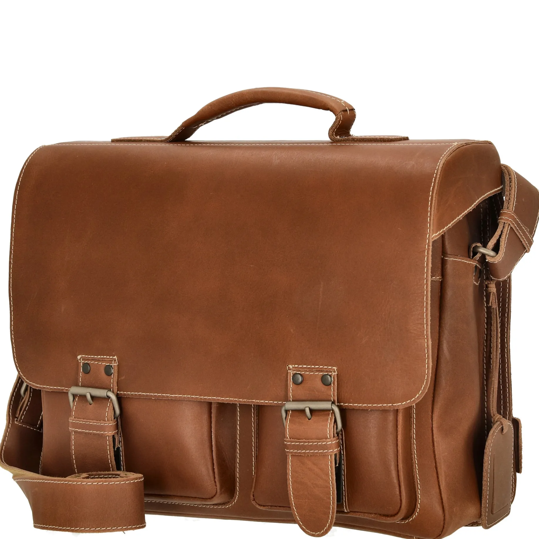 Hunter Finn - Aktentasche 14" (vintage tan)
