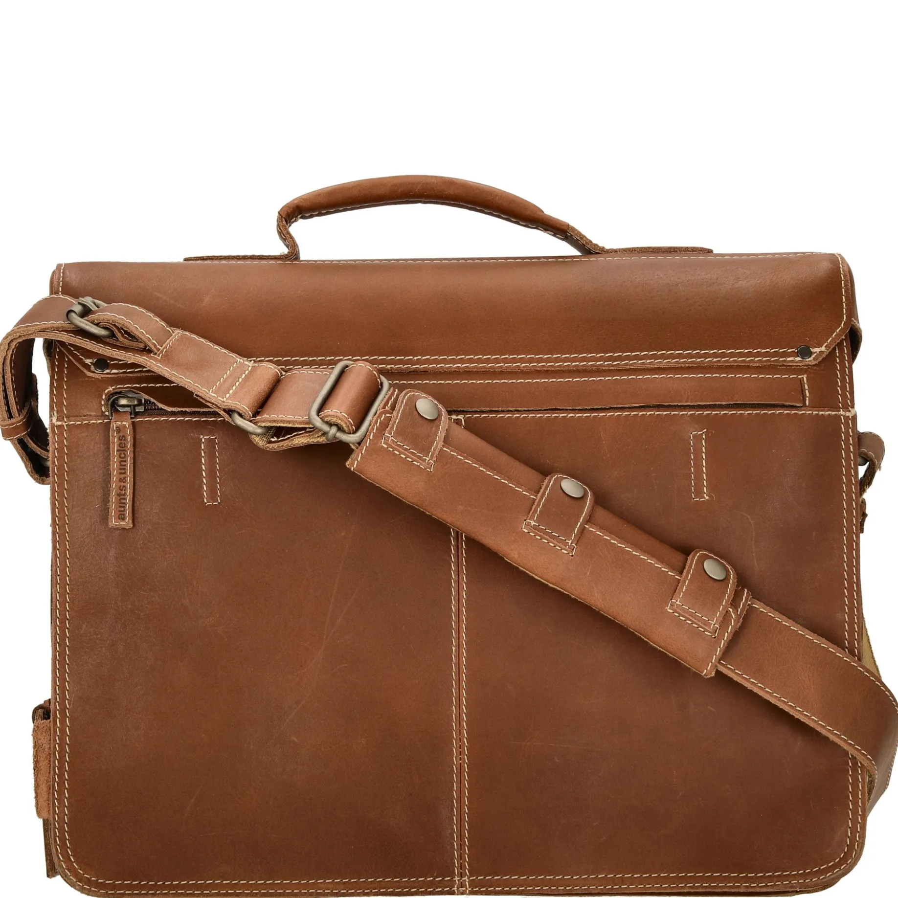 Hunter Finn - Aktentasche 14" (vintage tan)