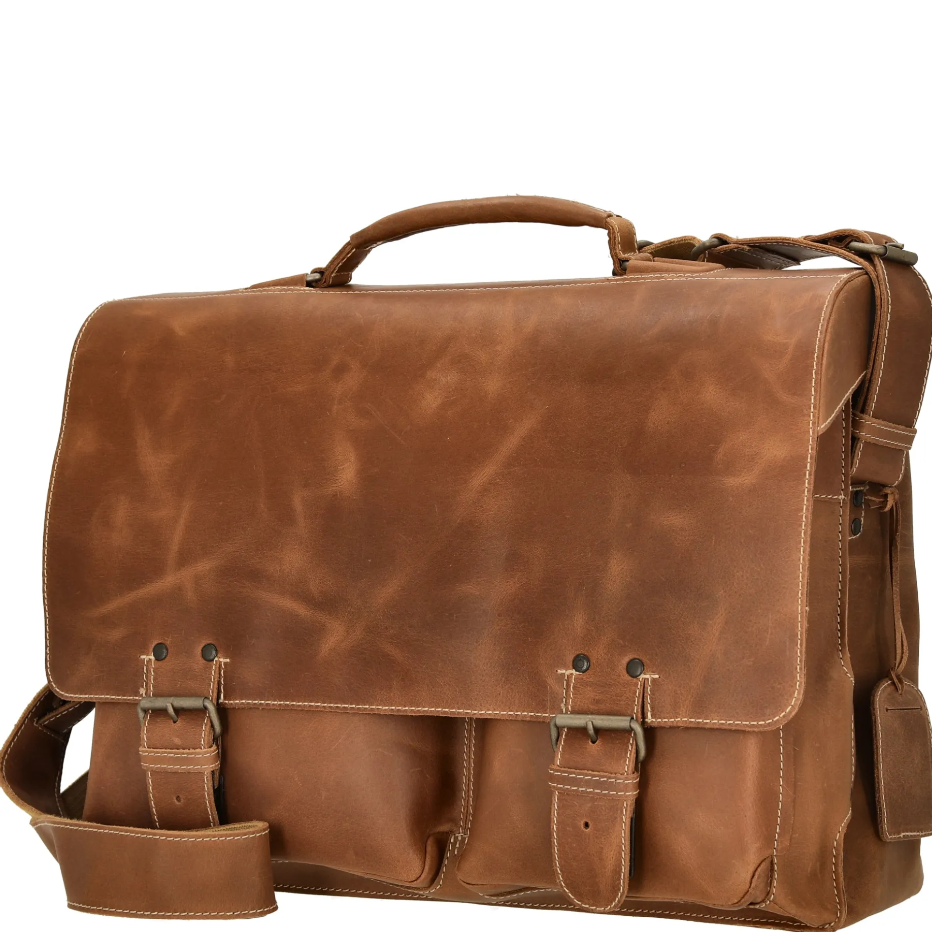 Hunter Jack - Aktentasche 17" (vintage tan)