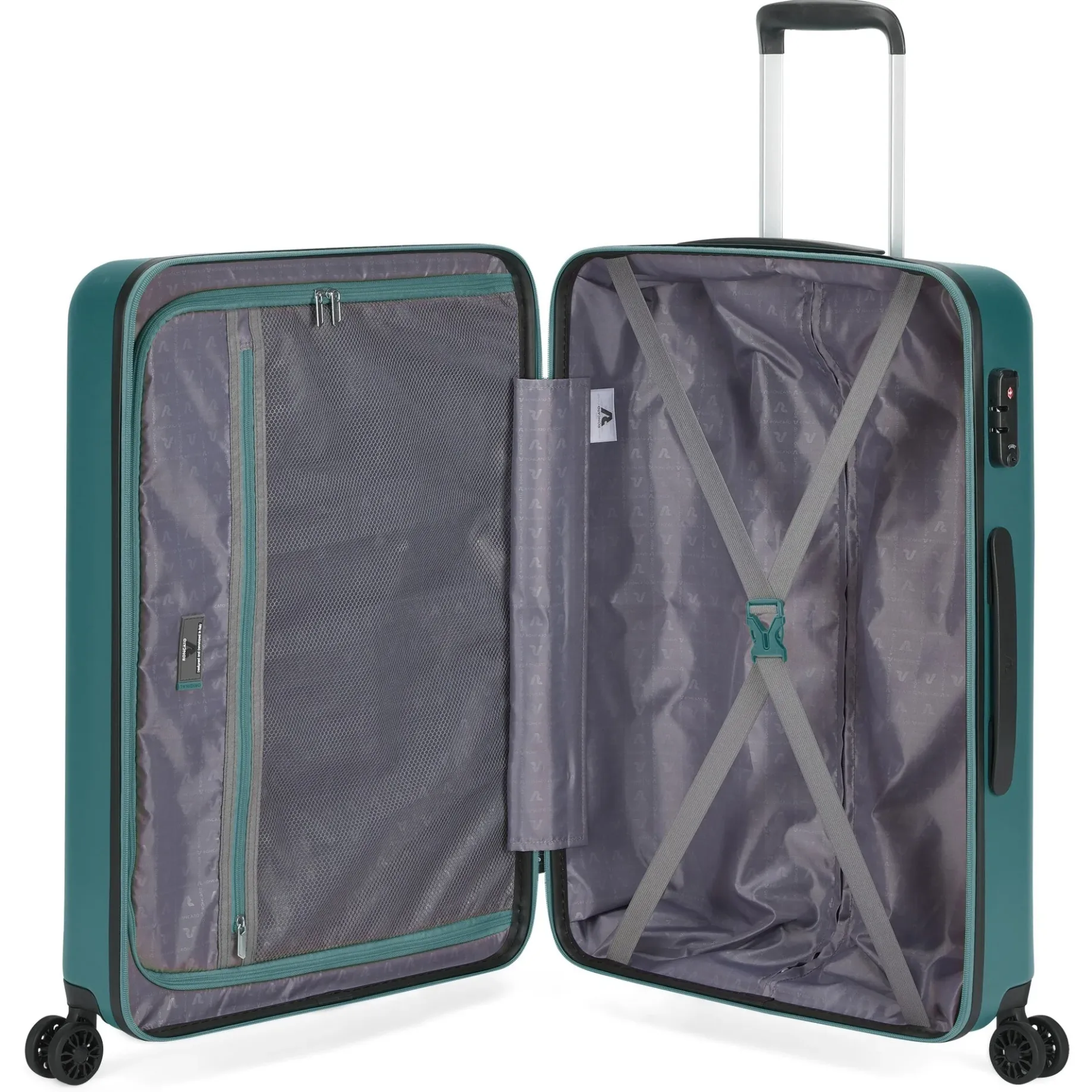 Ibiza - 4-Rollen-Trolley M 65 cm (bottle green)