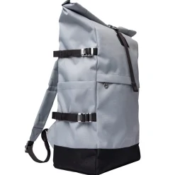 Icon Rolltop - Rucksack L 16" 65 cm erw. (ice blue with black leather)