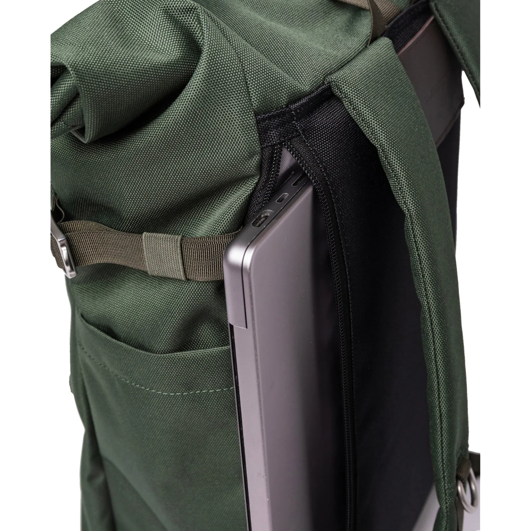 Ilon - Rucksack 14" 60 cm erw. (dawn green)