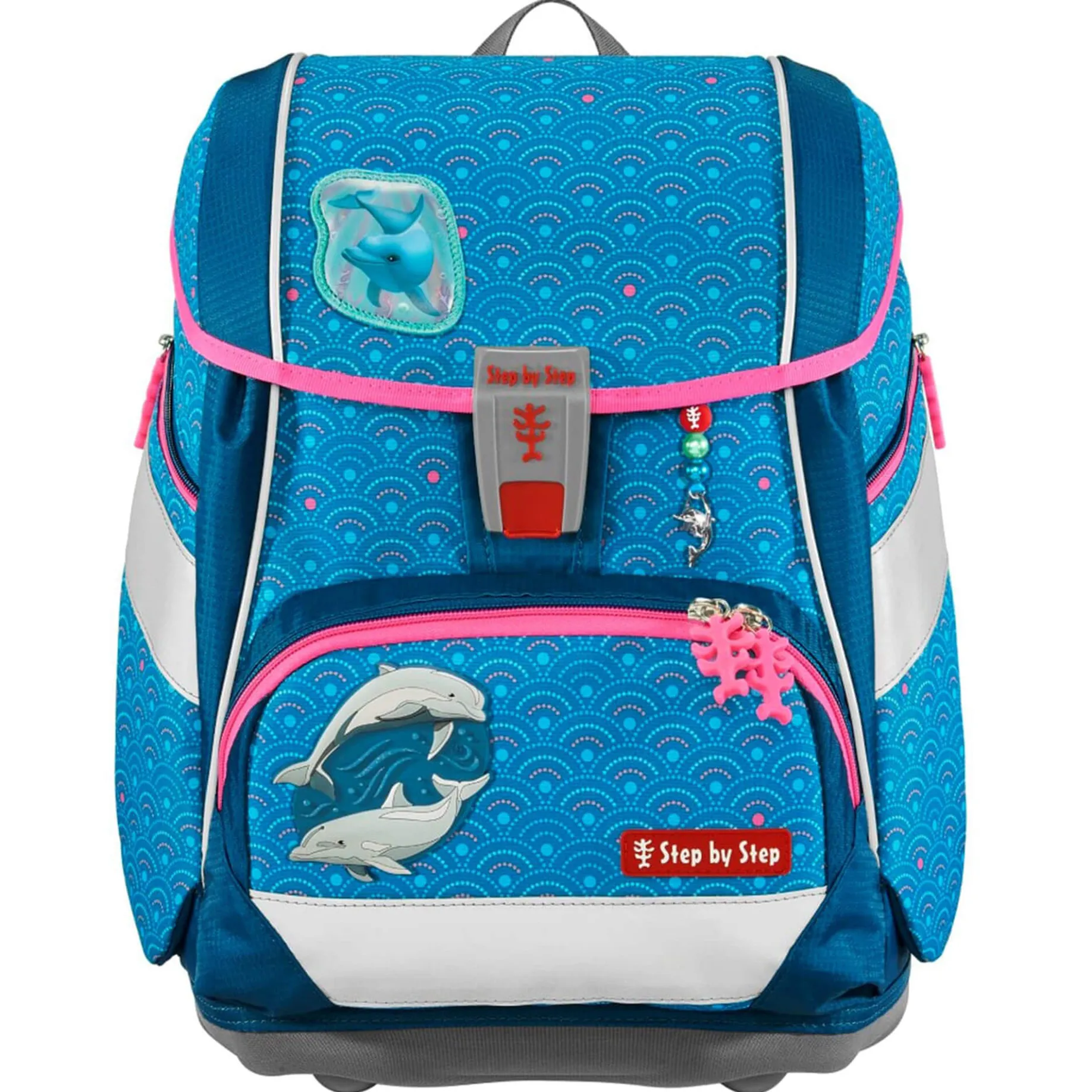2in1 Plus - Schulranzen Set 6tlg. (Dolphin Pippa)