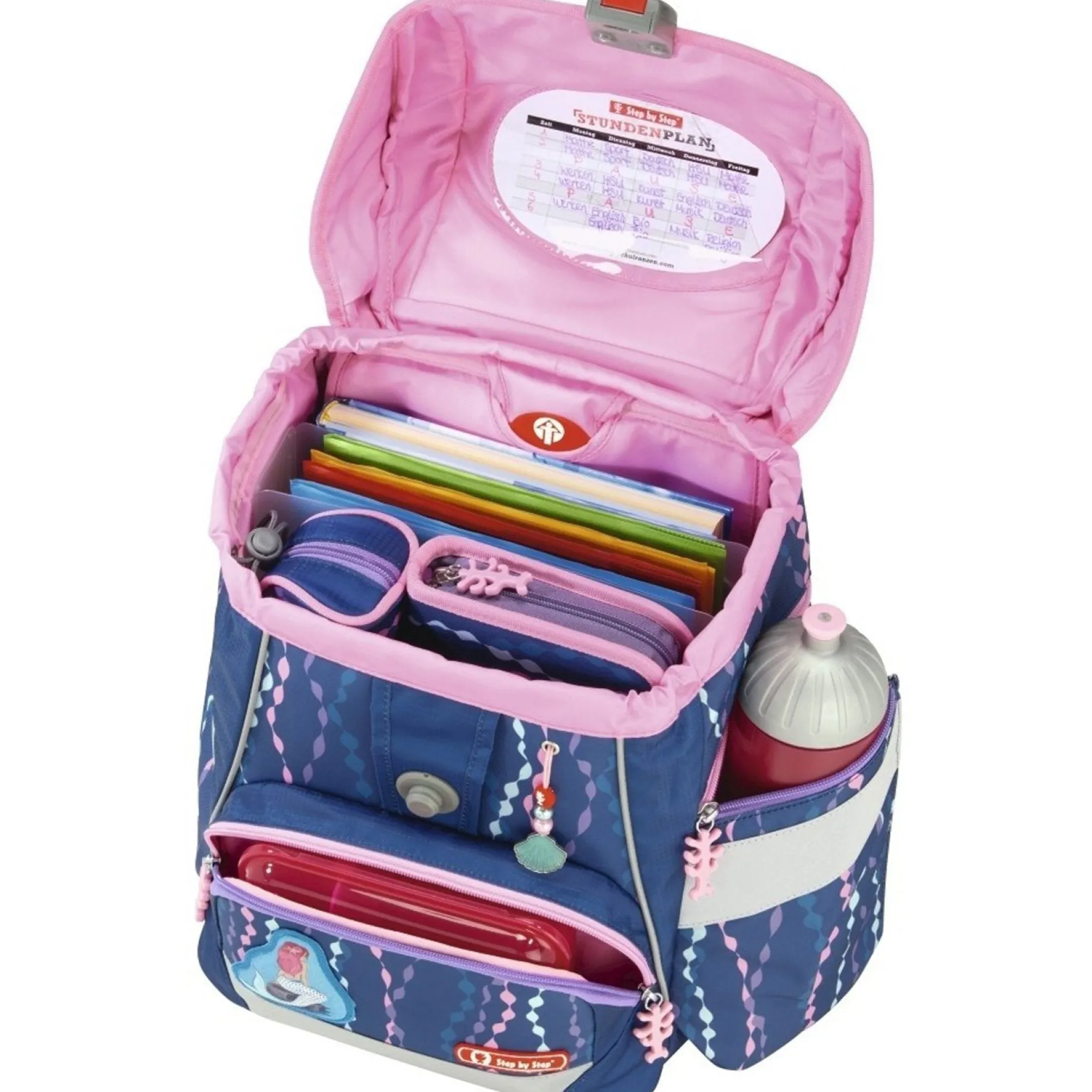 2in1 Plus - Schulranzen Set 6tlg. (Mermaid)
