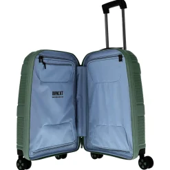 IP1 - 4-Rollen-Kabinentrolley 55 cm S mit USB Port (Deep sea green)