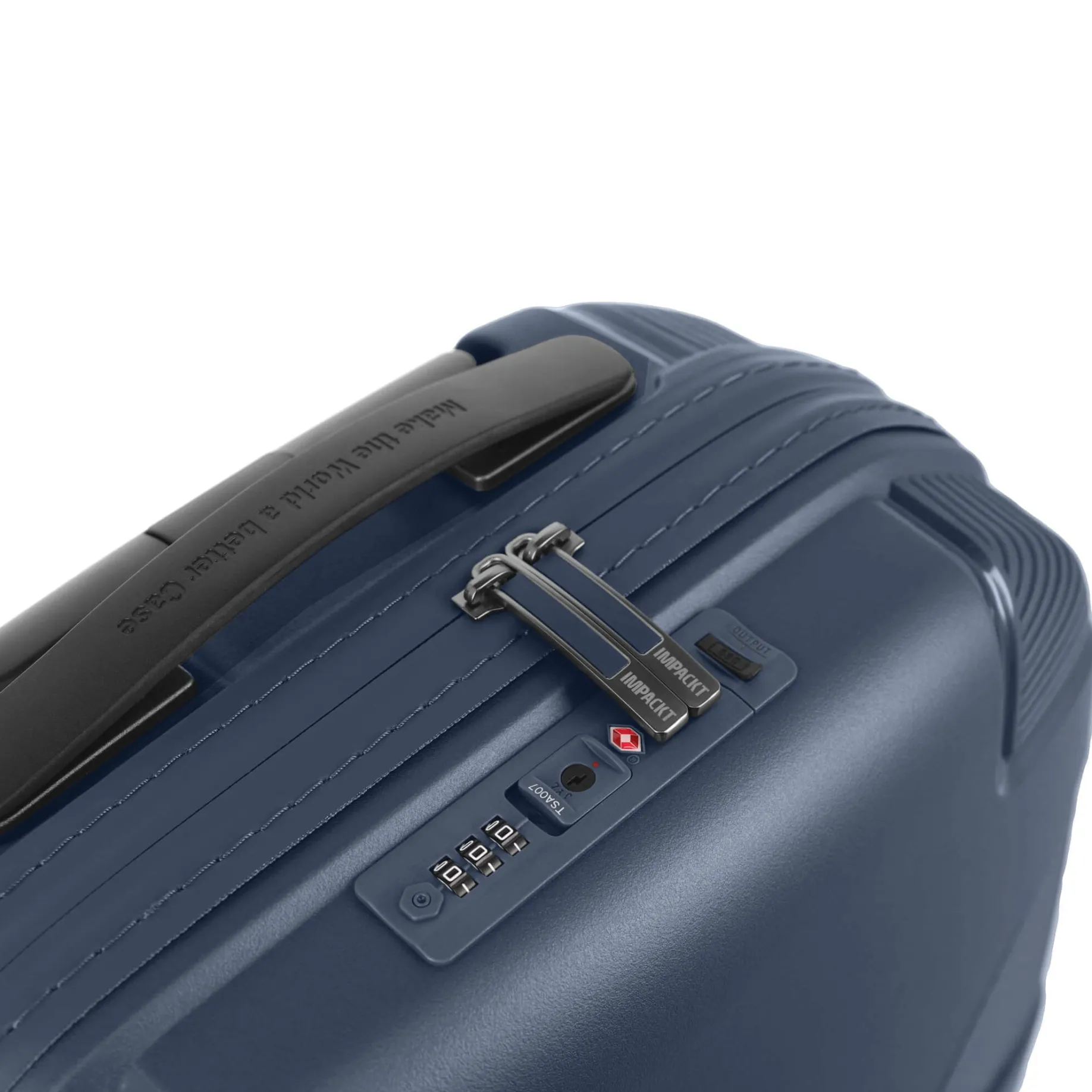 IP1 - 4-Rollen-Kabinentrolley 55 cm S mit USB Port (Glacier blue)
